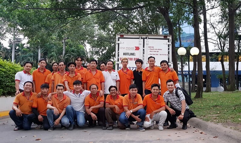 Đội ngũ nhân viên tại Vinamoves