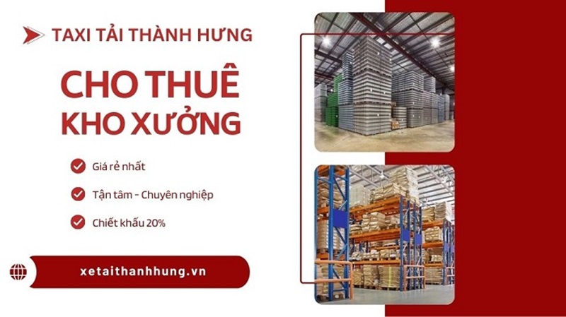 Dịch vụ cho thuê kho xưởng giá rẻ tại Thành Hưng