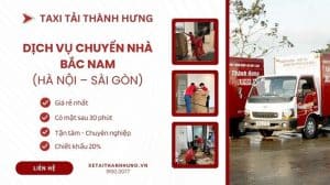 Dịch vụ chuyển nhà Bắc Nam (Hà Nội – Sài Gòn) trọn gói, giá rẻ