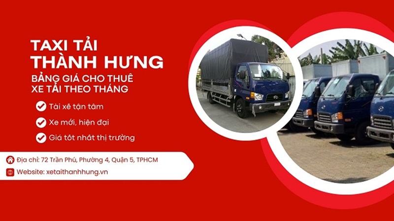Ưu điểm thuê xe tải theo tháng tại Thành Hưng
