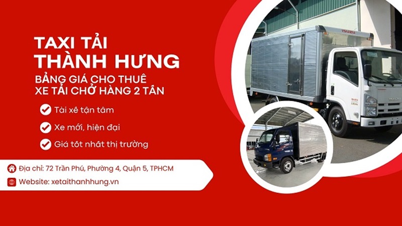 Ưu điểm của xe tải 2 tấn tại Thành Hưng