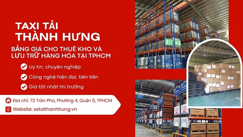 Bảng giá cho thuê kho và lưu trữ hàng hóa tại TPHCM [09/2024]