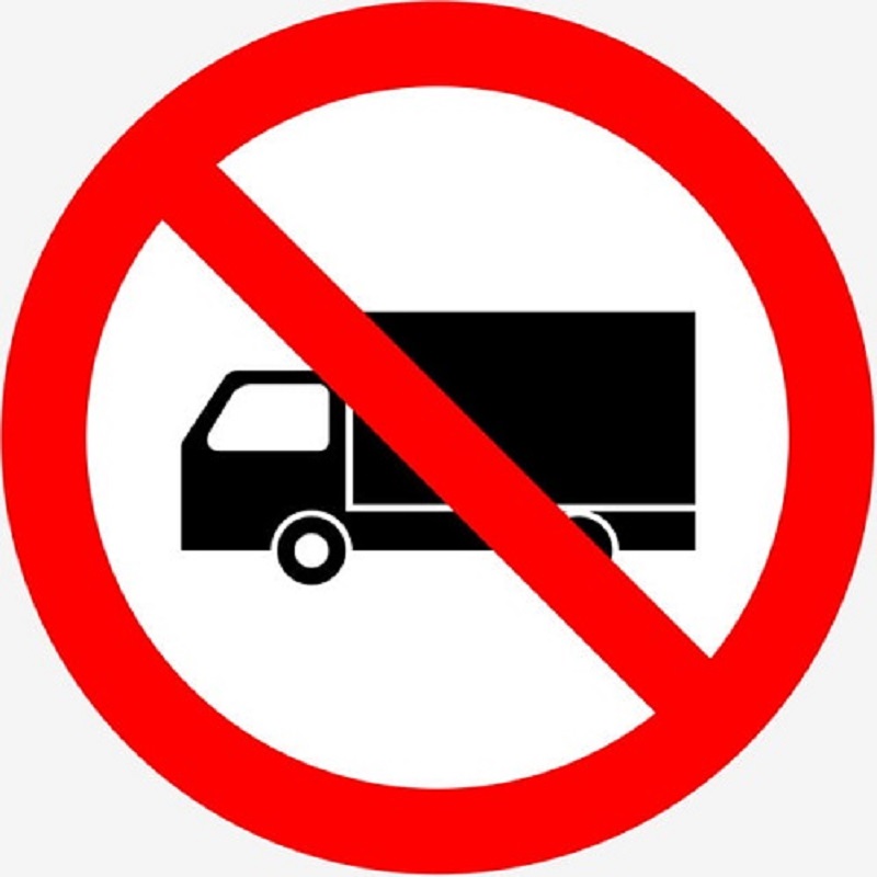 Biển báo cấm xe tải 5 tấn là gi? Mức hình phạt như thế nào?