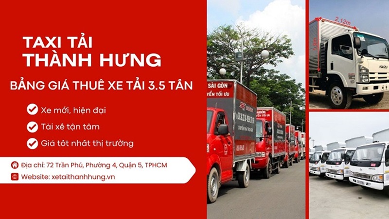 Ưu điểm thuê xe tải 3.5 tấn tại Thành Hưng