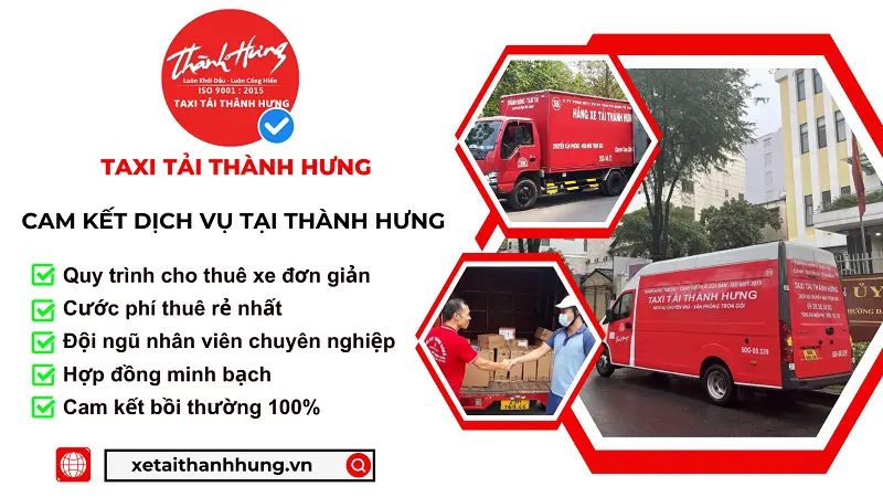 Tại dịch vụ của Thành Hưng luôn có những cam kết về dịch vụ cho quý khách hàng