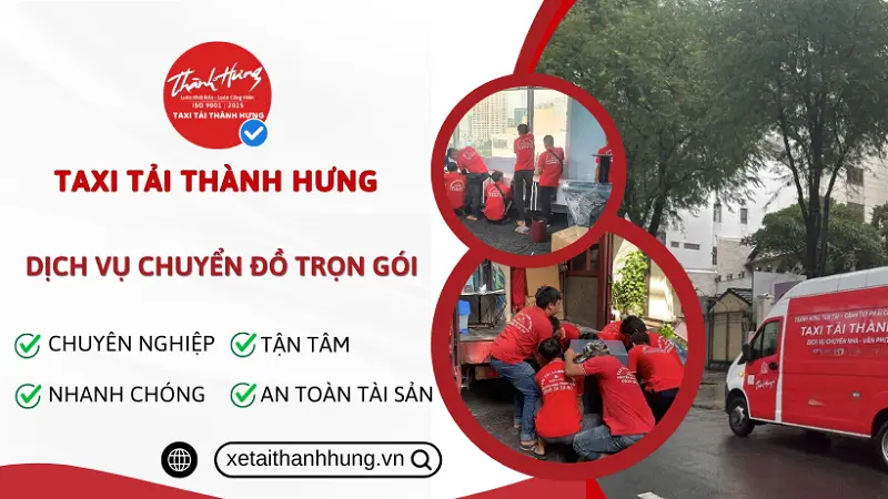 Dịch vụ chuyển đồ được cung cấp bởi Xe Tải Thành Hưng