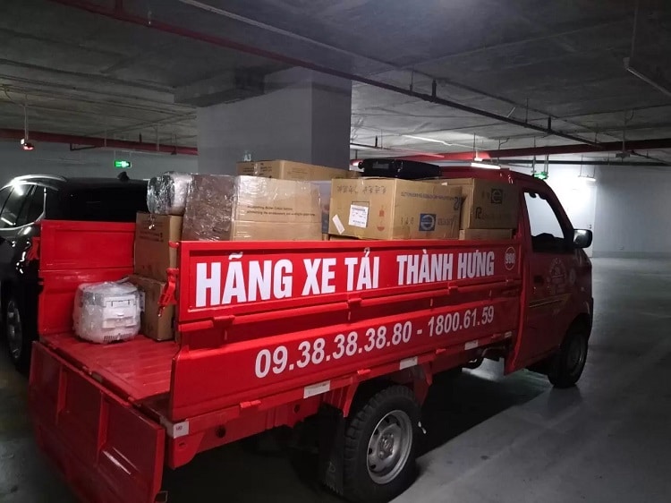Thành Hưng có xe chuyên dụng chui hầm chung cư